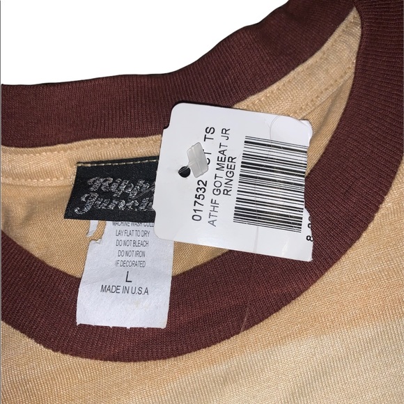 Vintage 2003 Meatwad Got Meat? Aqua Teen Hunger Force Womens Ringer Shirt - Picture 6 of 6